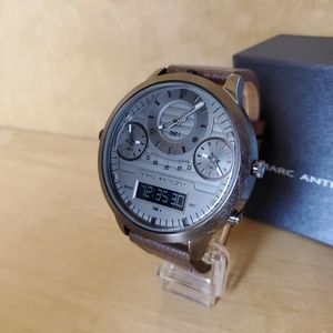 Marc Anthony Quartz Keegan 4 Time Zone Analog 58mm